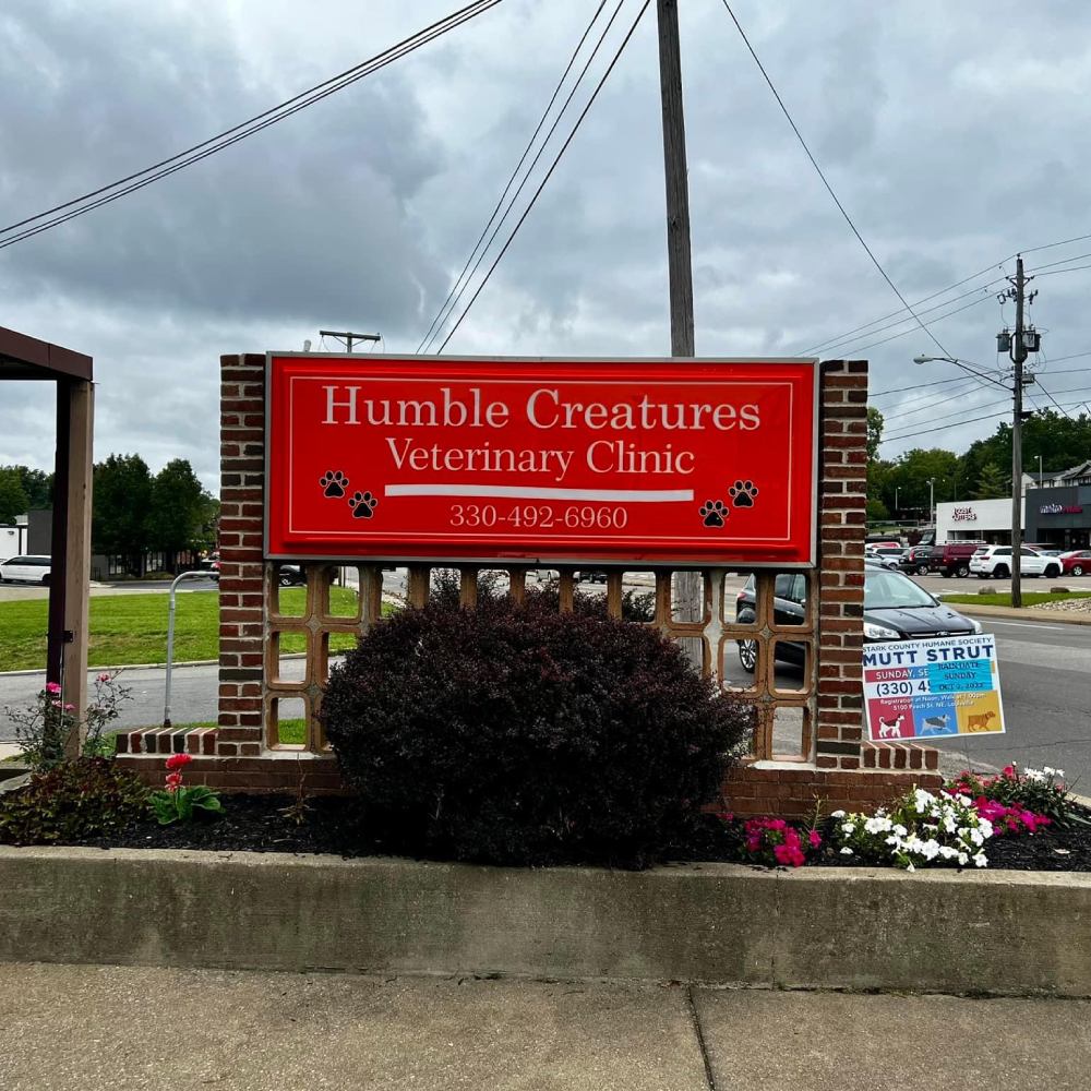 Humble Creatures Veterinary Clinic Sign